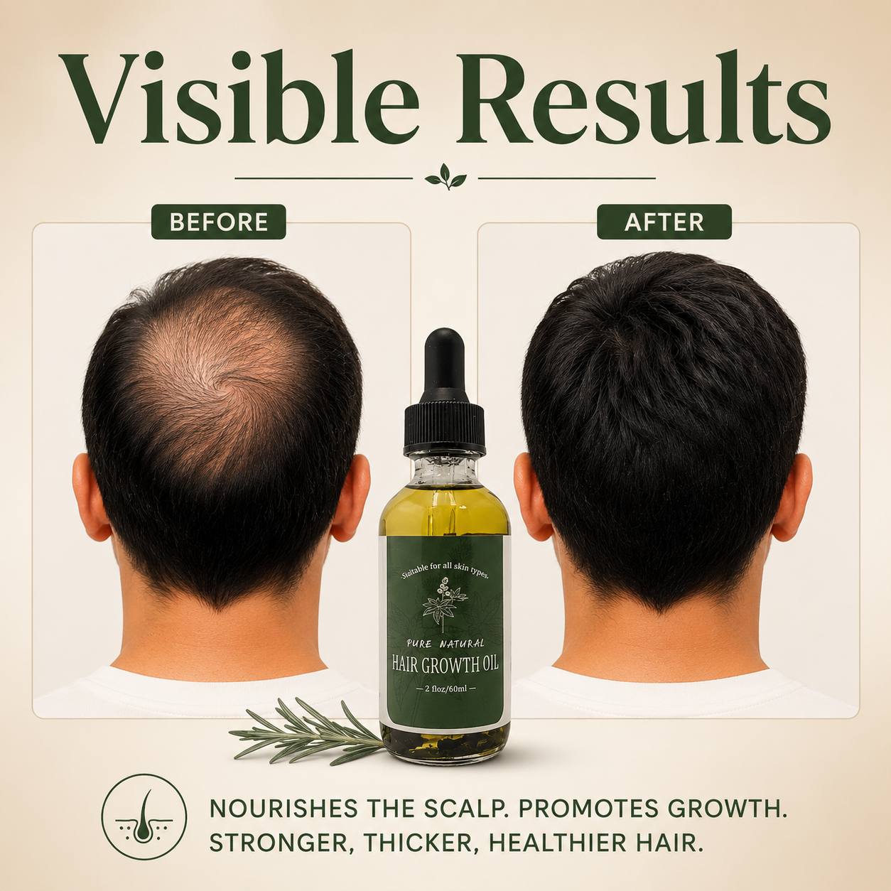 Pure Natural Hair Growth Oil